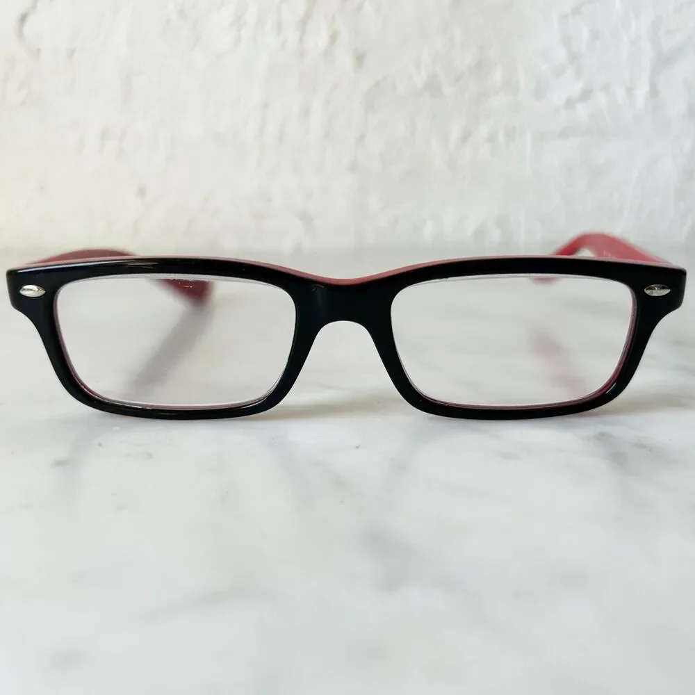 Ray-Ban Junior Kids Eyeglass Frames 1535 Lot of 2 Red/Black+Blue/Green 48-16-130